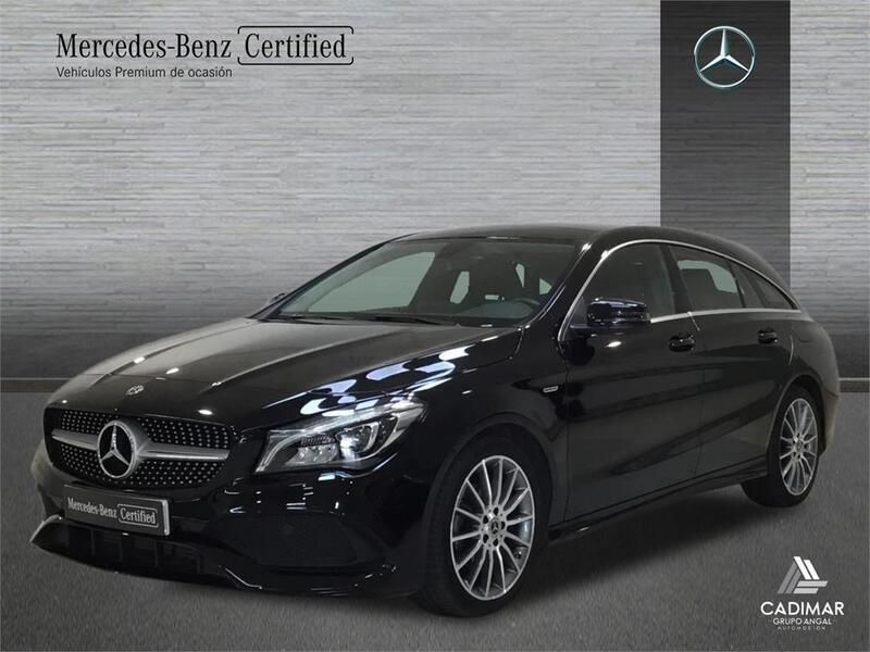 Negro Usado 2019 Mercedes CLA200 Shooting Brake Familiar | 26.900 € (Un poco caro) - Imagen 1/4