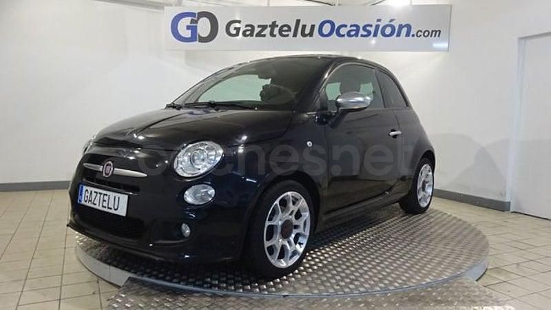Usado Fiat 500S S 95 CV (69 kW) 2014 Negro Berlina