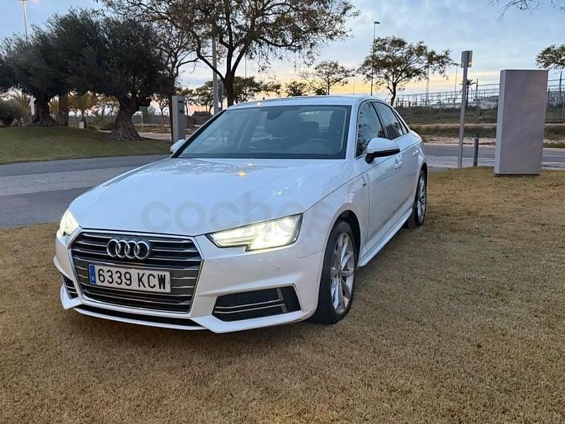 Usado Audi A4 S-Line 150 CV (110 kW) 2017 Blanco Berlina