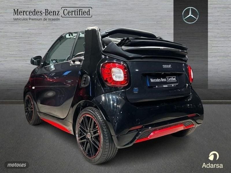 Usado Smart ForTwo Electric Drive Passion 60 kW (82 CV) 2019 Negro Descapotable