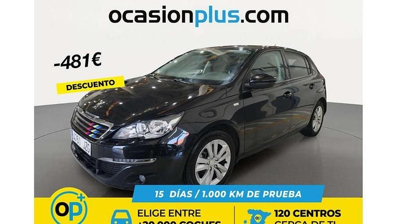 Usado Peugeot 308 Style 131 CV (96 kW) 2017 Negro Utilitario