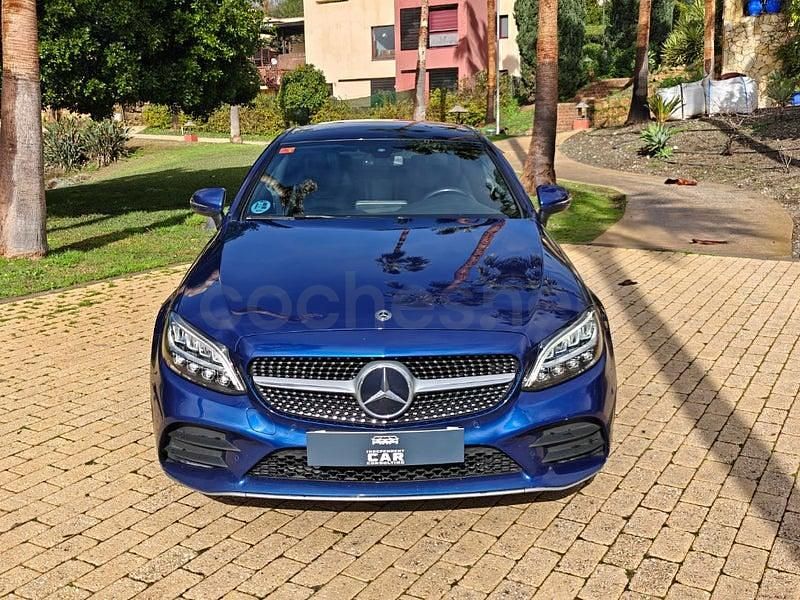 Usado Mercedes C220 170 CV (125 kW) 2018 Azul Coupe