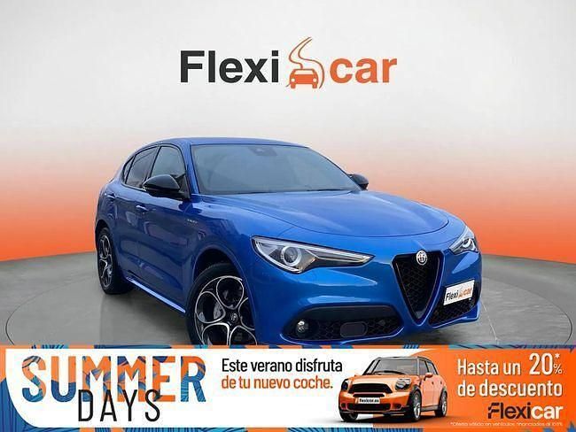 Azul Usado 2022 Alfa Romeo Stelvio Veloce SUV | 32.990 € (Precio justo) - Imagen 1/4