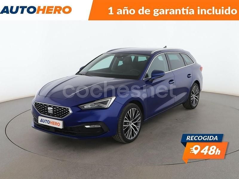 Azul Usado 2020 Seat Leon XCELLENCE Familiar | 16.499 € (Precio justo) - Imagen 1/3