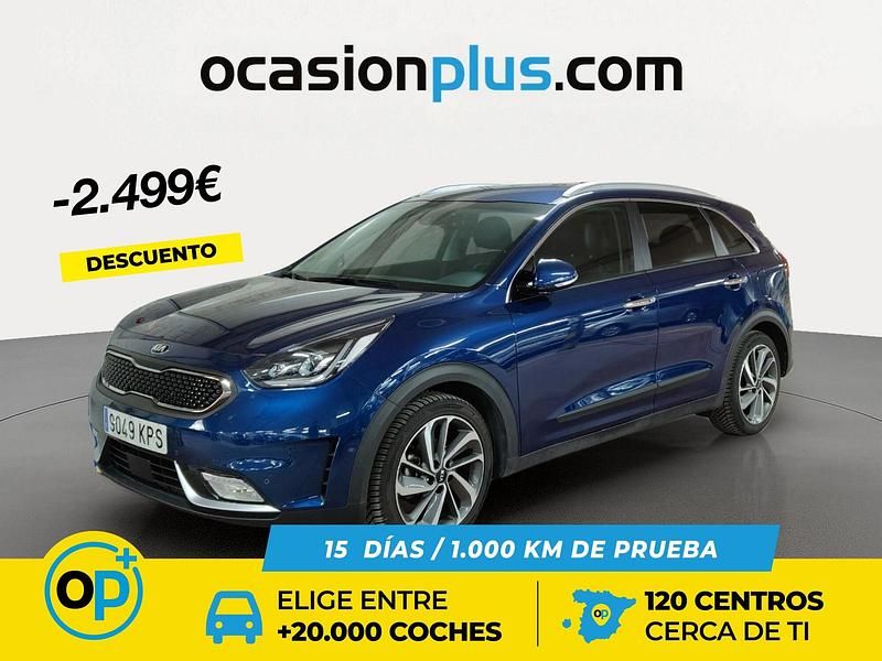 Azul Usado 2018 Kia Niro SUV | 16.490 € (Un poco caro) - Imagen 1/4