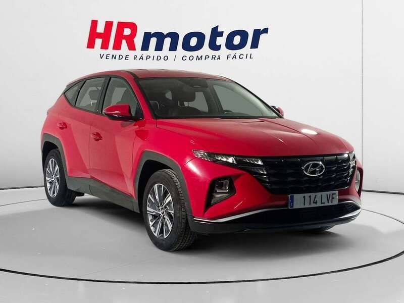 Rojo Usado 2021 Hyundai Tucson SUV | 18.190 € (Precio justo) - Imagen 1/4