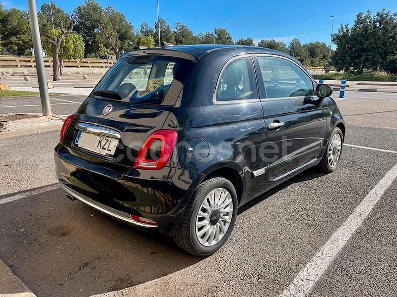 Usado Fiat 500 Lounge 69 CV (50 kW) 2019 Negro Berlina