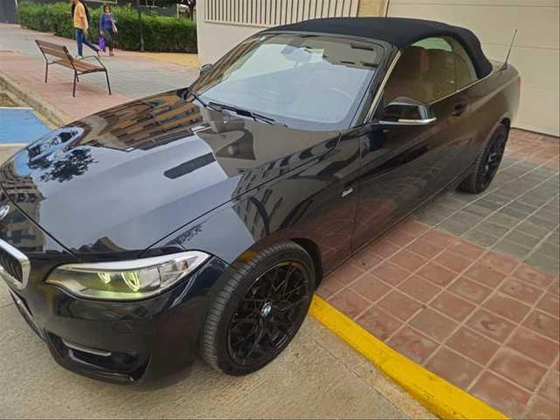 Negro Usado 2017 BMW 230 Descapotable | 24.990 € - Imagen 1/4