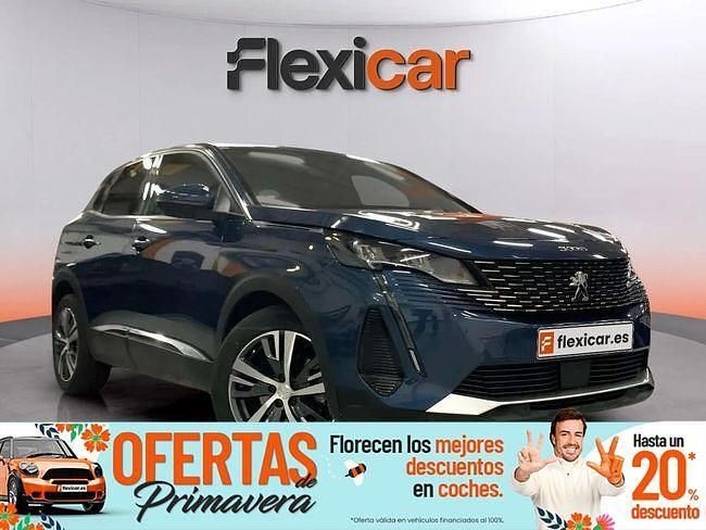 Usado Peugeot 3008 Active 130 CV (95 kW) 2021 Azul SUV