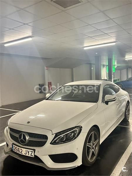 Usado Mercedes C220 170 CV (125 kW) 2017 Blanco Coupe