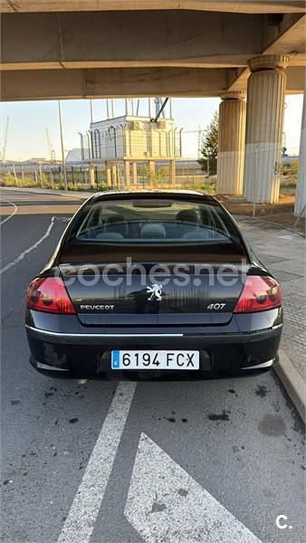 Usado Peugeot 407 Sport 136 CV (100 kW) 2006 Negro Berlina