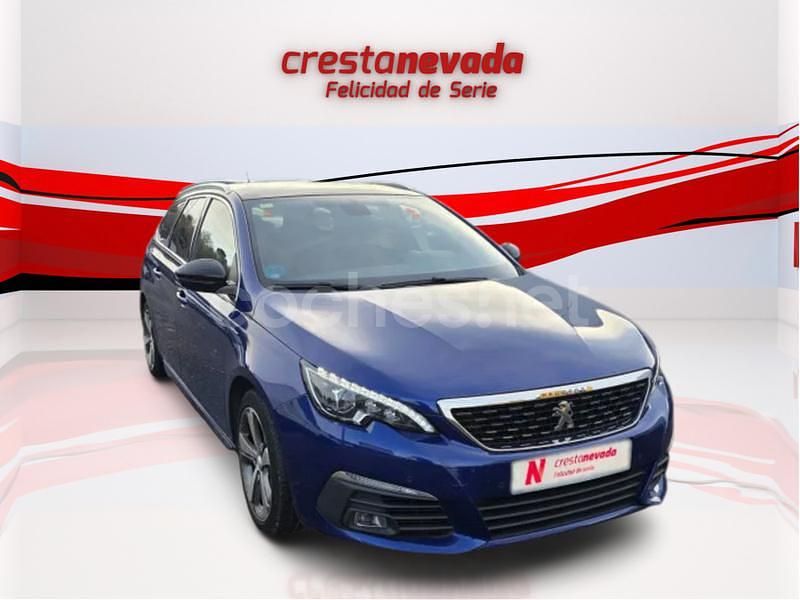 Usado Peugeot 308 SW GT-line 130 CV (95 kW) 2020 Azul Familiar