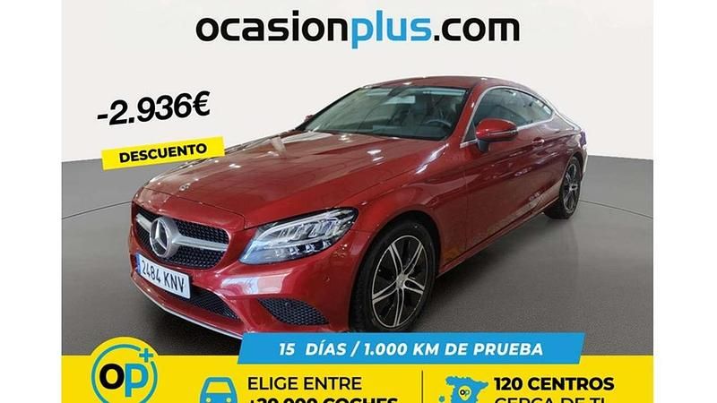 Usado Mercedes C200 184 CV (135 kW) 2018 Rojo Coupe