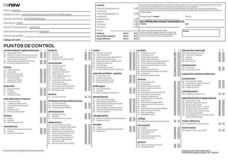 Usado Renault Symbioz Techno 145 CV (106 kW) 2025 Gris SUV