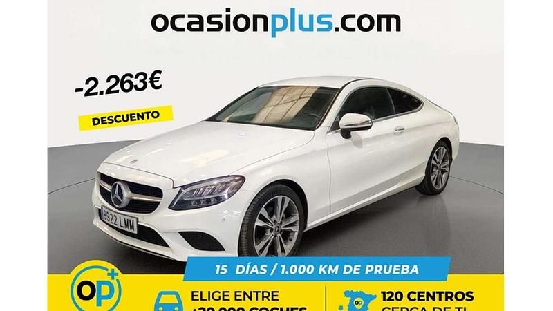 Usado Mercedes C180 156 CV (114 kW) 2019 Blanco Coupe