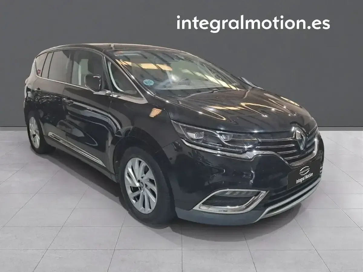 Usado Renault Espace Life 130 CV (95 kW) 2017 Negro Monovolumen