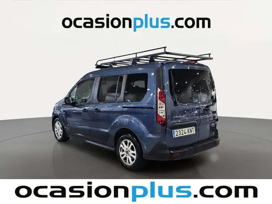 Usado Ford Transit S 101 CV (74 kW) 2018 Azul Familiar