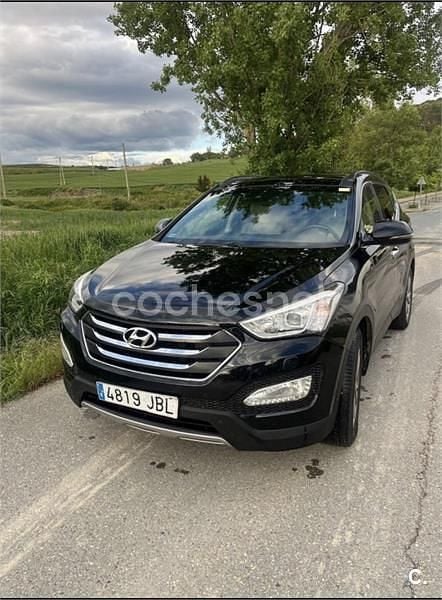 Negro Usado 2014 Hyundai Santa Fe Style SUV | 9900 € (Super precio) - Imagen 1/4