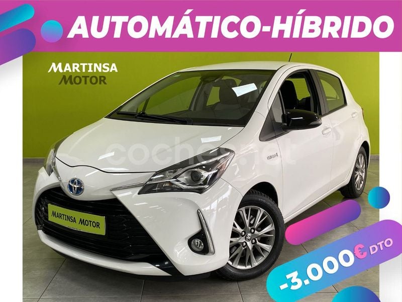 Blanco Usado 2019 Toyota Yaris Hybrid Active Berlina | 18.300 € (Un poco caro) - Imagen 1/4