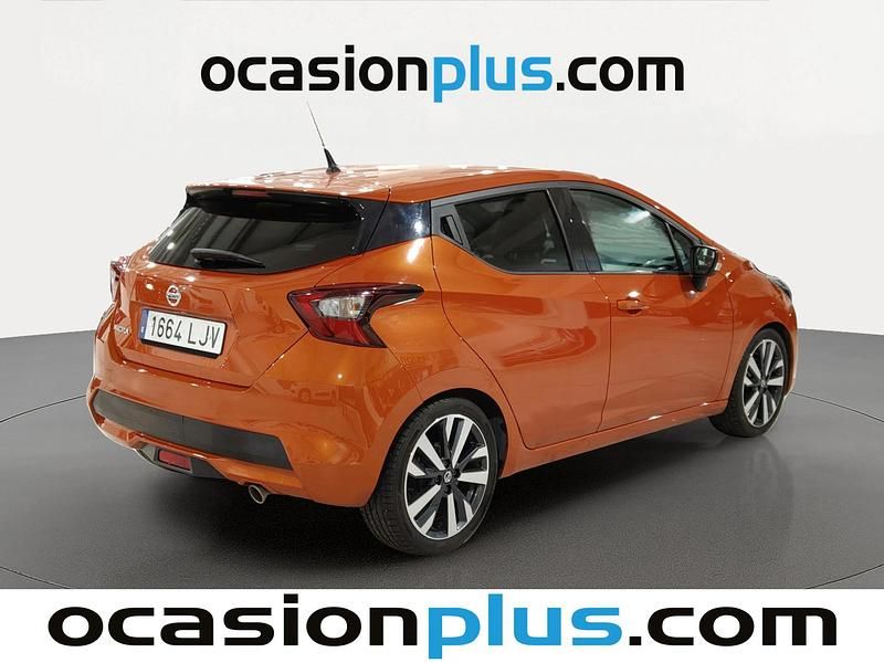Usado Nissan Micra Acenta 117 CV (86 kW) 2020 Naranja Utilitario