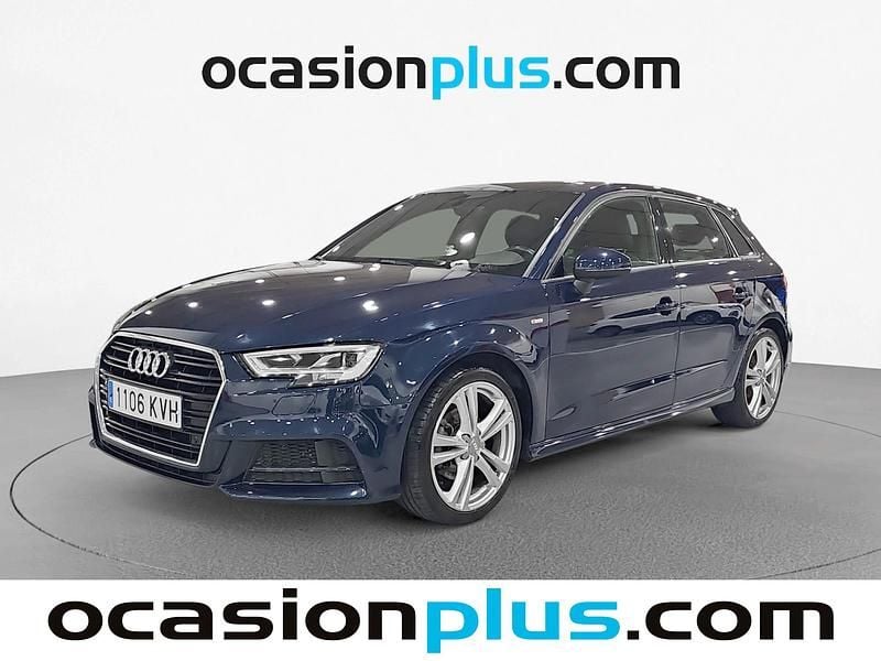 Azul Usado 2019 Audi A3 Sportback S-Line Utilitario | 19.537 € (Un poco caro) - Imagen 1/4