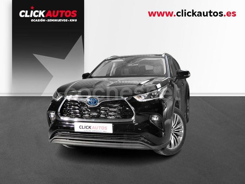 Negro Usado 2023 Toyota Highlander Advance SUV | 50.900 € (Precio justo) - Imagen 1/4