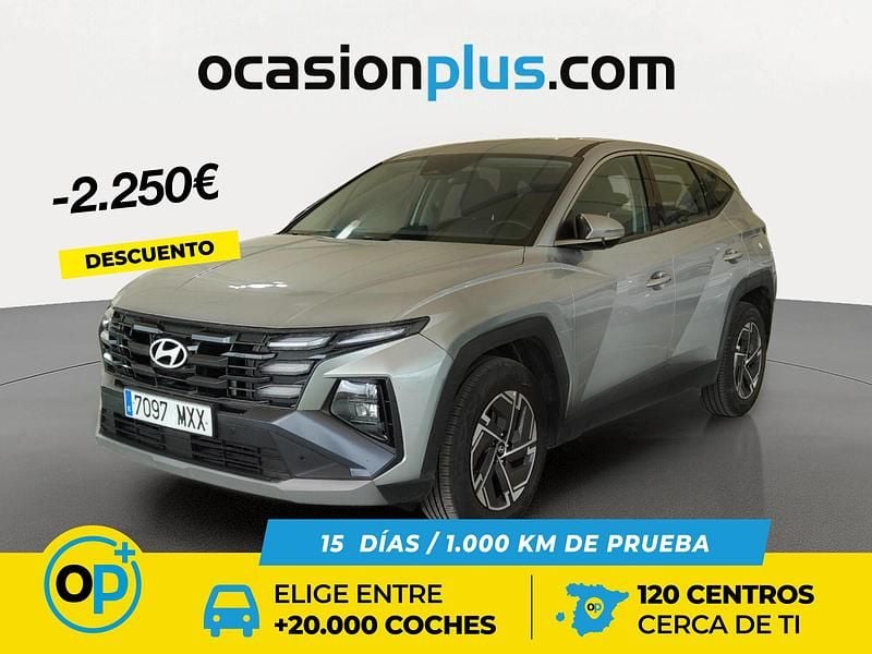 Gris Usado 2025 Hyundai Tucson SUV | 24.750 € (Precio justo) - Imagen 1/4