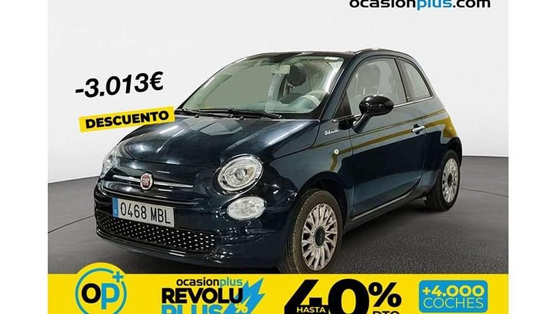 Usado Fiat 500C Dolcevita 71 CV (52 kW) 2022 Azul Descapotable