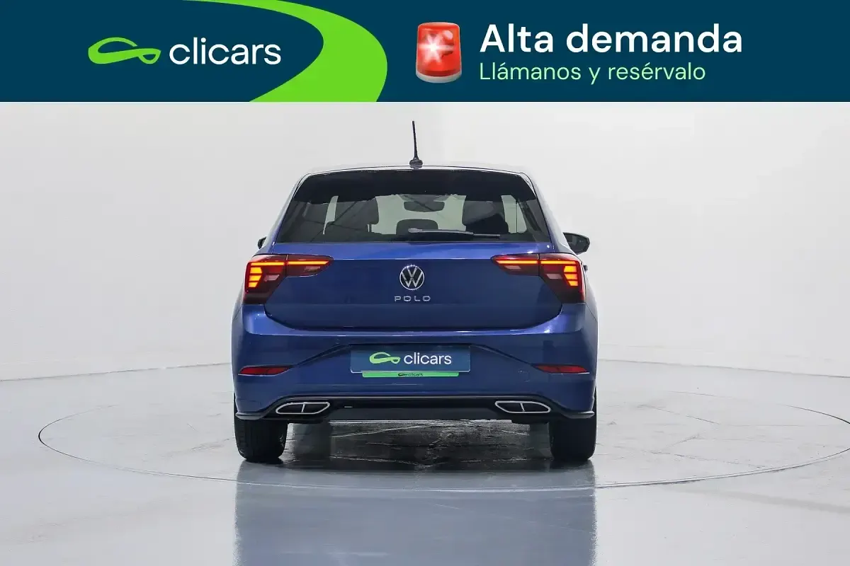 Käytetty VW Polo R-line 95 HP (69 kW) 2022 Sininen Viistoperä