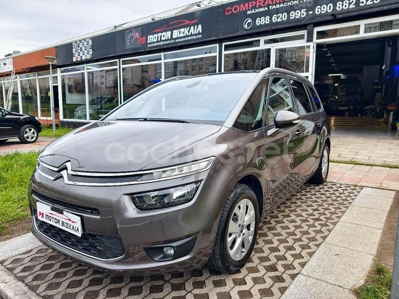 Usado Citroën Grand C4 Picasso Feel 120 CV (88 kW) 2016 Gris / plata Monovolumen