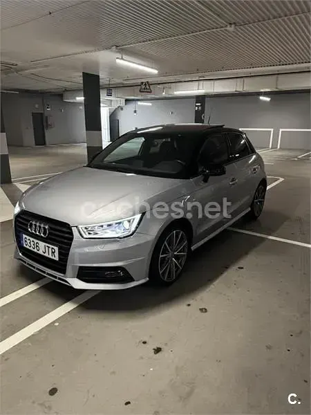 Usado Audi A1 Sportback S-Line 125 CV (91 kW) 2016 Gris / plata Utilitario