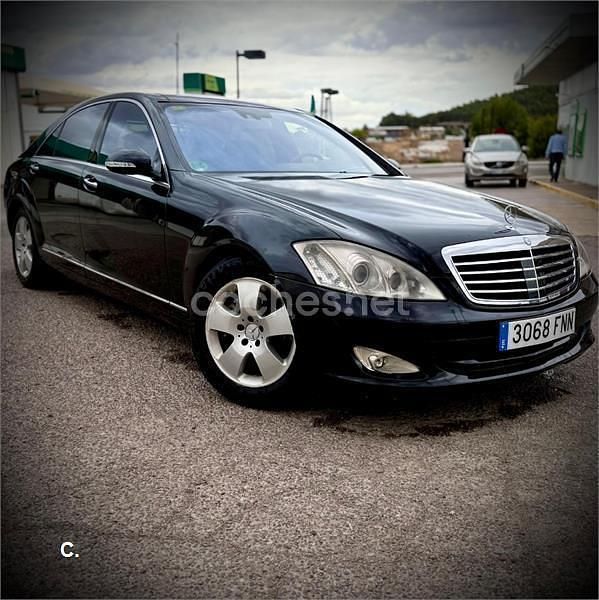 Negro Usado 2007 Mercedes S500L Berlina | 13.500 € - Imagen 1/4
