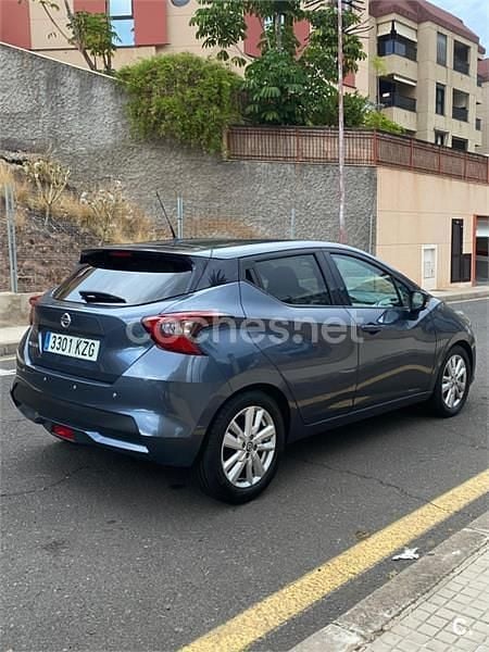 Usado Nissan Micra Visia 100 CV (73 kW) 2019 Gris / plata Utilitario