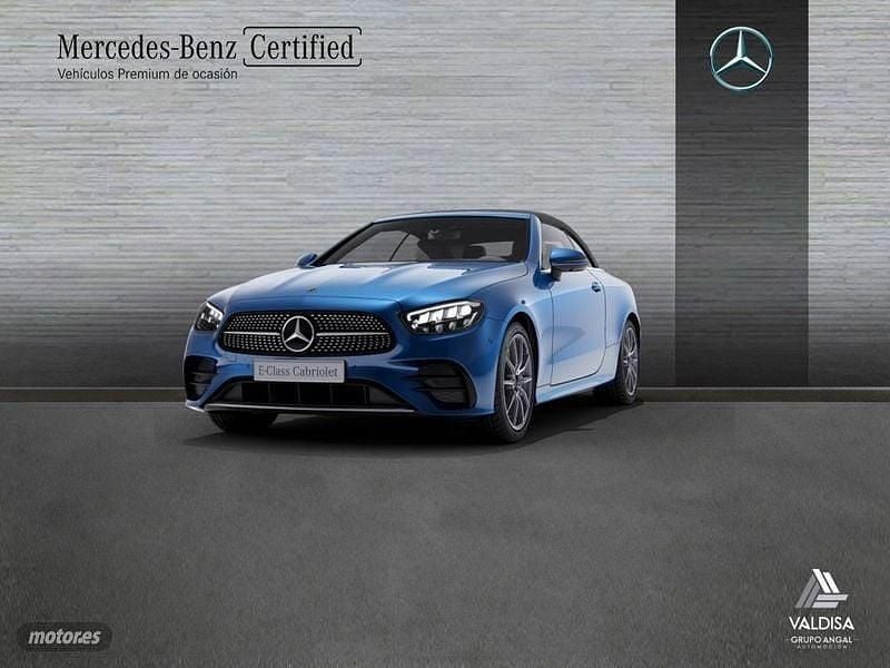 Azul Usado 2023 Mercedes E220 AMG line Descapotable | 56.500 € (Super precio) - Imagen 1/4