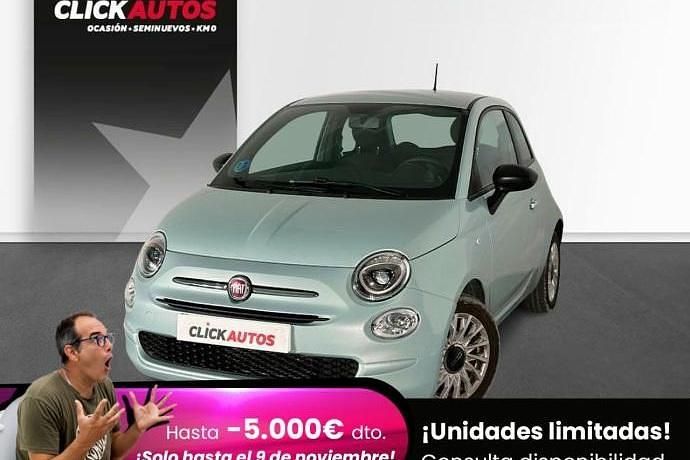 Negro Usado 2023 Fiat 500 Utilitario | 10.650 € (Buen precio) - Imagen 1/4