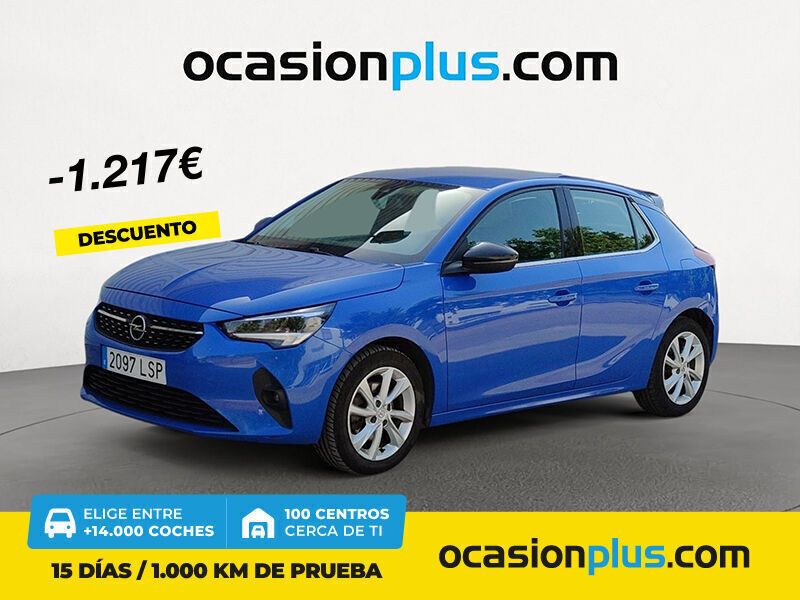 Azul Usado 2021 Opel Corsa Elegance Berlina | 12.900 € (Precio justo) - Imagen 1/4