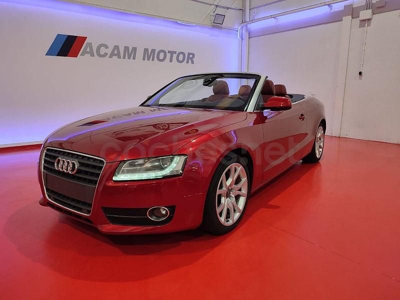Usado Audi A5 Cabriolet Premium 190 CV (139 kW) 2009 Granate Descapotable