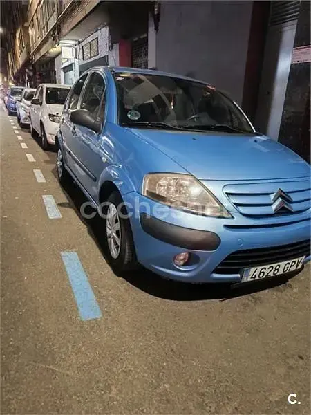 Käytetty Citroën C3 75 HP (55 kW) 2009 Sininen Sedan