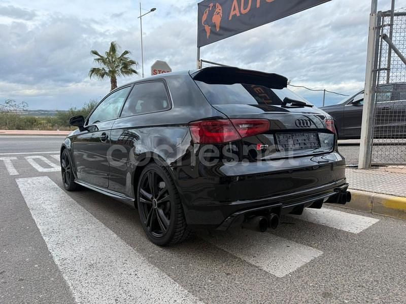 Usado Audi S3 300 CV (220 kW) 2014 Negro Berlina