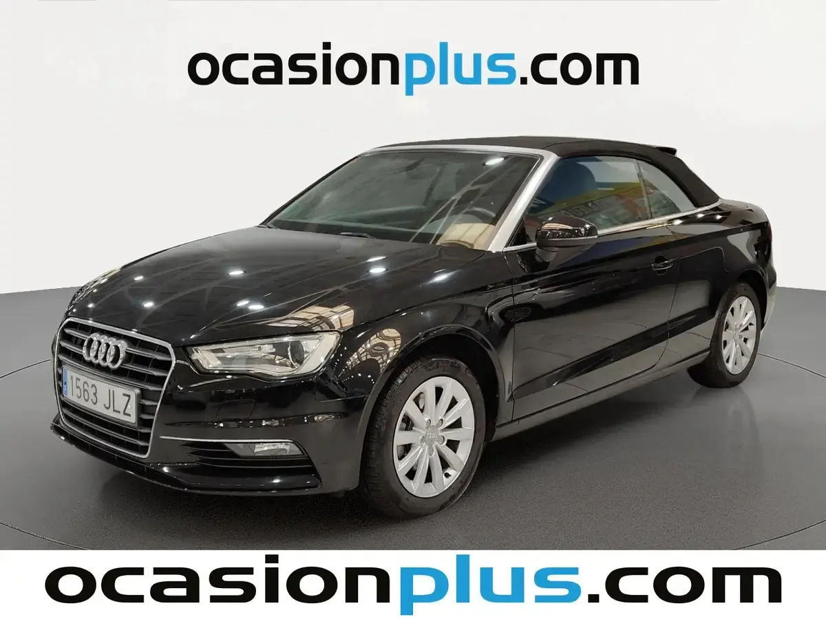 Usado Audi A3 Cabriolet Attraction 110 CV (80 kW) 2016 Negro Descapotable