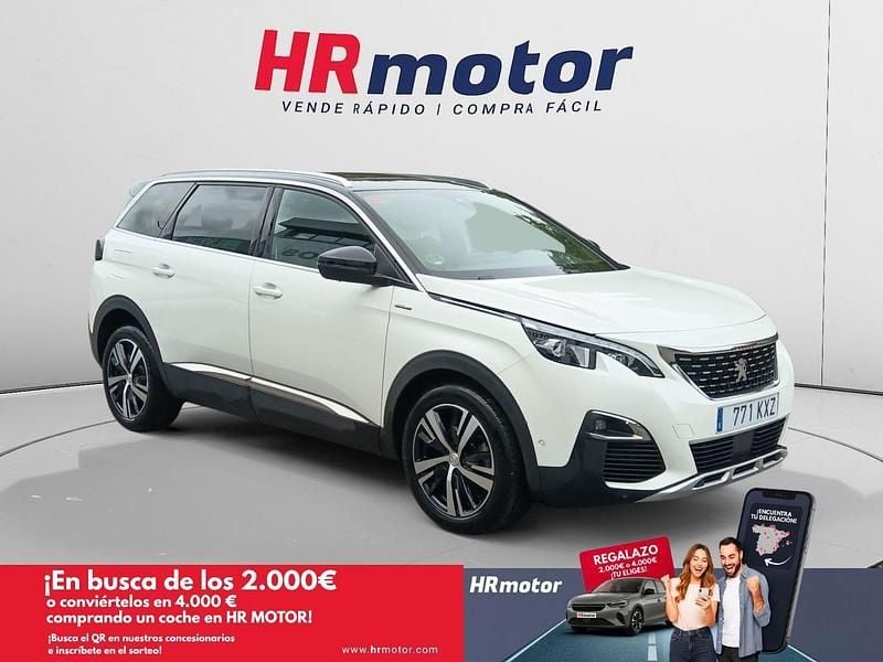 Blanco Usado 2019 Peugeot 5008 GT-line SUV | 17.940 € (Precio justo) - Imagen 1/4