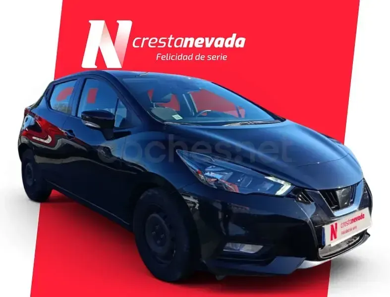 Usado Nissan Micra Acenta 92 CV (67 kW) 2022 Negro Utilitario