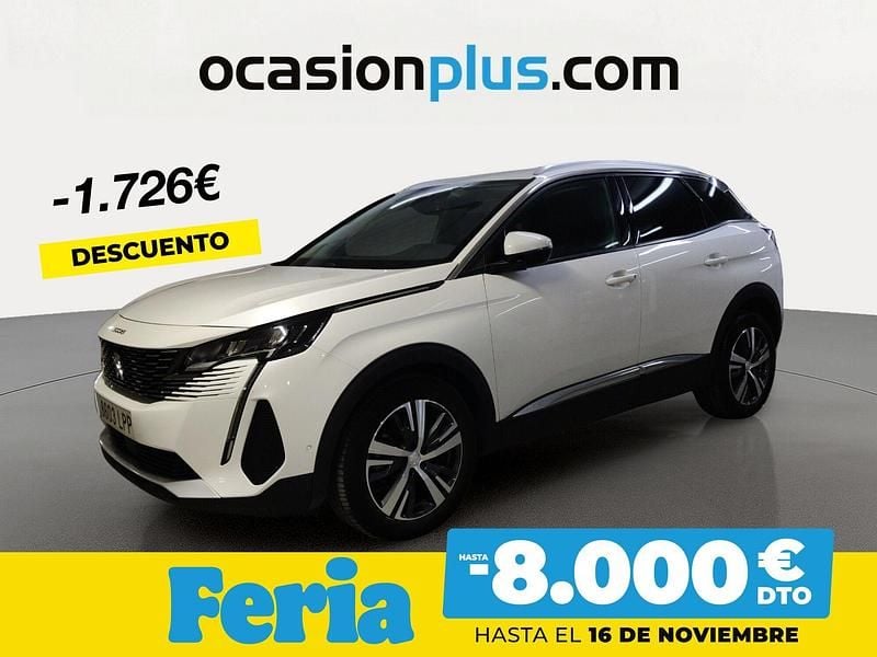 Blanco Usado 2021 Peugeot 3008 Allure Recogida | 18.990 € (Precio justo) - Imagen 1/4
