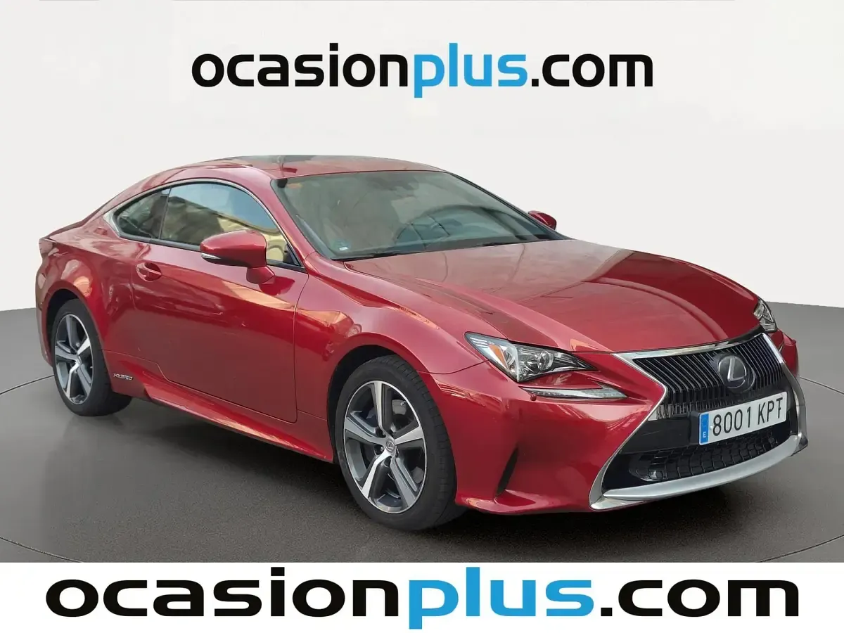 Usado Lexus RC300h Executive Line 223 CV (164 kW) 2018 Rojo Coupe