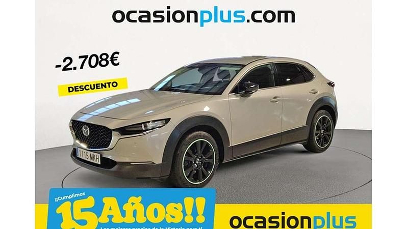 Plateado Usado 2023 Mazda CX-30 Homura-Line SUV | 27.082 € (Precio justo) - Imagen 1/4