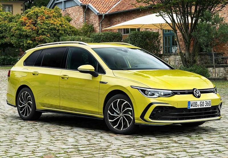Usado VW Golf VIII Life 116 CV (85 kW) 2021 Amarillo Familiar