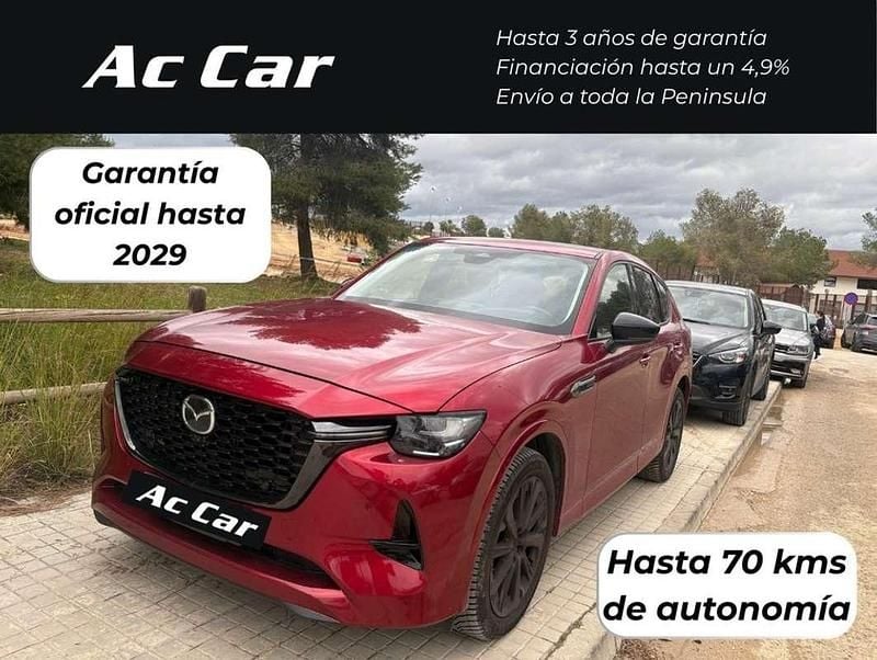 Rojo Usado 2023 Mazda CX-60 Homura-Line SUV | 33.900 € (Precio justo) - Imagen 1/4