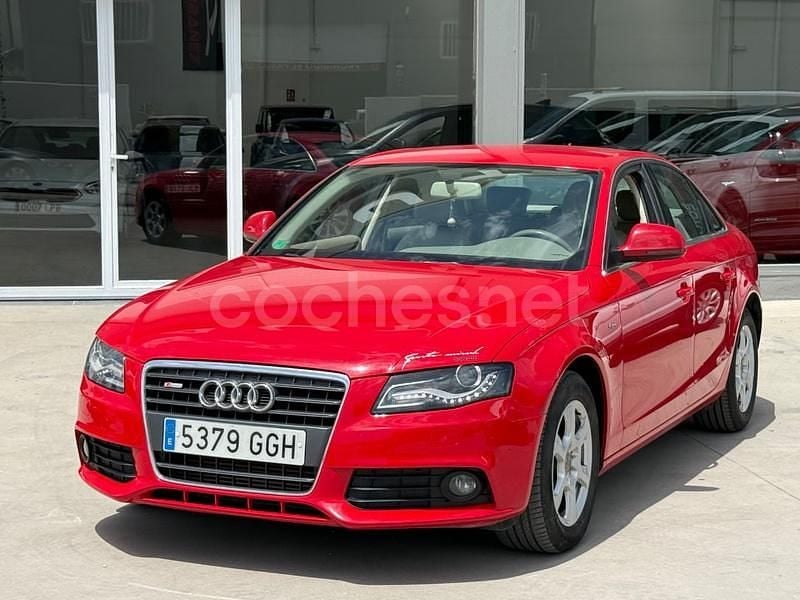 Rojo Usado 2009 Audi A4 Berlina | 10.500 € (Precio justo) - Imagen 1/4