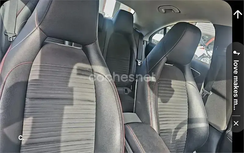 Usado Mercedes CLA200 136 CV (100 kW) 2018 Gris / plata Berlina