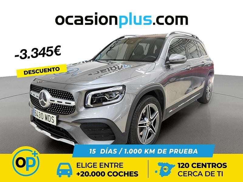 Gris Usado 2023 Mercedes GLB200 SUV | 36.800 € (Precio justo) - Imagen 1/4